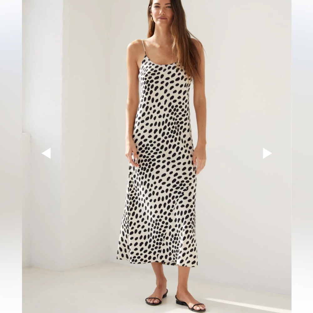 NWOT AYR Ten Outta Ten Silk Slip Dress sz sm